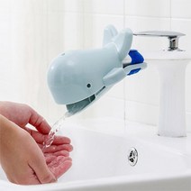 어린이용 세면대 유아 수도 꼭지 연장 탭 고래, 단품