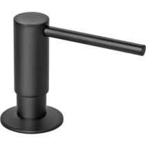 식기세척기 식세기 가정용 소형 초음파 Kitchen Soap Dispenser Dishwashing Liquid Brass Pump Head w, 한개옵션1, 01 black