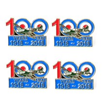 에어핀 테슬론 에어탱크LOTS 5PCS RAF 로얄 공군 100 년 Spitfire 1918 ~ Centenary Pin Badge_27X, 한개옵션0