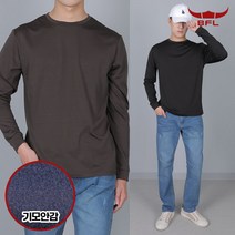BFL 남성 겨울용 기모안감 라운드 티셔츠 (WMR015) / 95~110사이즈까지 포근하게 입기 좋은 기모티셔츠_빅사이즈 운동복