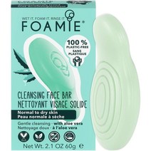 독일 포미 Foamie Cleansing Face Bar 알로에베라 페이스 클렌징 바 미용비누 60g, 2팩