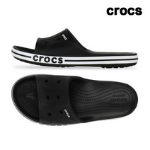 크록스 바야밴드 슬라이드 남여공용 슬리퍼 블랙 205392-066