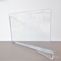 ▶Arianycos◀ Arianycos▶ 아크릴칸막이 아크릴명패 조립식칸막이 카페용칸막이, ▶Arianycos◀ 끼우는 투명 칸막이 파티션 (2개