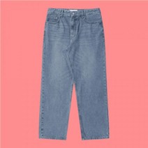 [100%정품] 커스텀멜로우 블루 스트레이트 청바지 데님 팬츠 바지 하의 C9PAM24384BUX