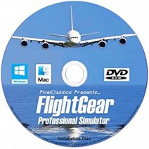 FlightGear Flight Simulator 2020 X Flight Sim Plane & Microsoft Windows 11 10 8.1 8 7 Vista PC, 1, 단일옵션