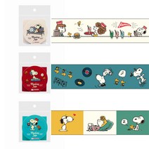 스누피 캐릭터 마스킹테이프(브루클린) (일)) 703855, 그린벨보이(703879)