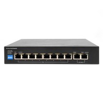 이지넷 NEXT-POE810F-2TP 10/100M 8포트 스위치허브
