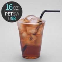 [소분] PET 16oz D98 투명컵 50개