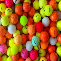 [A-등급] 브랜드 혼합 컬러 로스트볼 30개묶음 골프공, A-