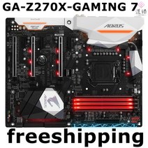 기가 바이트호환 GA-Z270X-GNG 7 용 마더보드 테스트 완료 64GB 2 x M.2 HDMI PCI-E3.0 A 1151 DDR4 Z270 메인보드