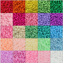 블링비즈 컬러 시드비즈 3mm 4mm 구슬 비즈공예재료 마스크스트랩 반지 팔찌 목걸이 20g, R12 코발트그린색