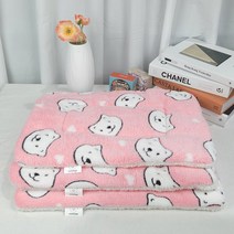 강아지 고양이 애견 쿠션 켄넬 핑크베어 방석 2호 3개묶음