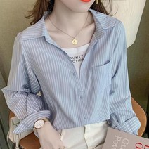 스트라이프 셔츠 블라우스예쁜곳 예쁜블라우스