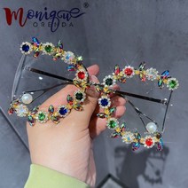 패션선글라스 인싸 선글라스 여자선글라스럭셔리 빈티지 패션 선글라스 여성용 스퀘어 안경 여성