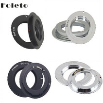 캐논 미러리스 마운트 아답터 Foleto M42 렌즈 어댑터 AF 확인 링 M42-EOS 3.0 칩 500D 600D 40d 50D 60D 5D2 블랙 실버, 검은 색