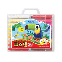 아모스 파스넷 프리미엄 크레파스, 6색, 100개