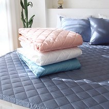 순면 방수 누빔패드, 화이트(Q)