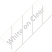 네임 이름표 이름 스티커기계 택배송장기계 스티커제작기 송장출력기 휴대용프린터a4 d1, 투명에 흰색, 24mm