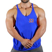 마라톤싱글렛 마라톤 상의 민소매 육상복 육상유니폼 코튼 체육관 탱크 탑 남성용 보디 빌딩 언더 셔츠 피트니스 스트링거 조끼, M, 22