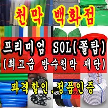 천막백화점 타포린 천막 최고급천막 재단판매 주문제작, 초록색 1.5m x 1m