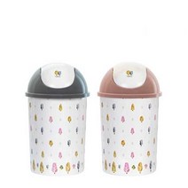 포레스트 원형 스윙 휴지통 15L 색상랜덤 쓰레기통 화장실휴지통 화장실쓰레기통