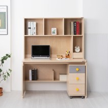 에보니아 레이 전면책상1200 3단서랍장포함[편수책상학생책상] [착불배송], 전면책상 3단서랍장포함/민트