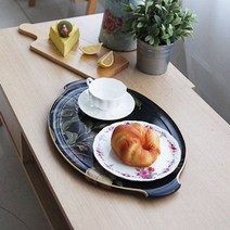 국내산 오동나무 원형쟁반, 키스