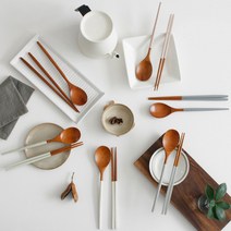 수저세트 밀키우드 옻칠 수저세트 - 6color, 팔라딘블루