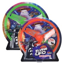 플라잉 스핀우주선 UFO 날리기 프로펠러 야외 공원 장난감, 랜덤