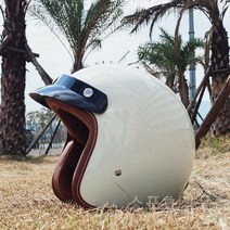 DOT 승인 레트로 바이크 오토바이 헬멧 casco 3/4 오픈 페이스 카페 레이서 쵸퍼 capacete, [02] L, [14] 17