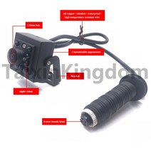 게이밍 모니터 와이드 커브드 커브 배그 롤 12/24V 전압 자동차 카메라 1.8mm 렌즈 전면 광각 모니터링 프, 04 CMOS 800TVL  PAL