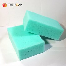 더폼 그린 세차스펀지 소프트타입 해면스펀지 대형 L_5x13x20cm, 1개