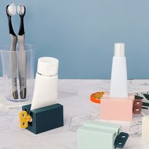 공삼이일 파스텔 치약 디스펜서 4개세트 - 치약짜개/핸드크림짜, 파스텔4색세트(4가지색상/각1개)