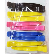 악어핀셋 헤어클립 머리집게핀, 1개, 1조10개입