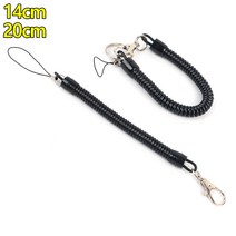 분실방지 스프링 고리 14cm 20cm / 늘어나는 붕어고리 스트랩, 1개