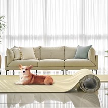 [롤마루] 미끄럼방지 강아지 논슬립 롤매트 Plus , 9mm, 옐로우