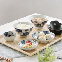 일식기 6p세트 혼밥 자취 정식 일본가정식 z 달빛스토어, 시노부 세트