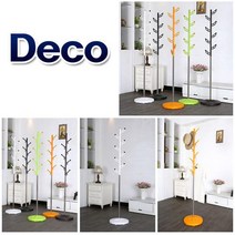 데코(DECO) 칼라 스탠드행거 고급형_트리, 없음/없음/그린