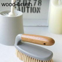 W58D078P 청소용품 화장실바닥청소솔 세척솔 핸들 화장실청소솔 다용도 브러쉬 바닥청소솔 욕실 우드 청소 화장실청소도구 청소솔 스틱