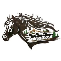 골동품 인테리어 소품 빈티지 앤틱 옛날 물건 아트 말 동상 공예 금속 동상 선물 홈 책장 벽난로 책상, 01 빛이 없다