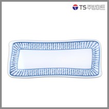 [돌산멜라민]클라우드 - 장직사각접시1호 - 접시 볼 대접 면기(업소용그릇 멜라민그릇 예쁜그릇 식당접시 멜라민볼 멜라민찬기), 클라우드(5557)