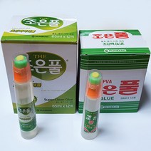 조은풀(50ml) 12개/ 물풀 액체풀 PVA 학용 사무용품 공예 미술작업
