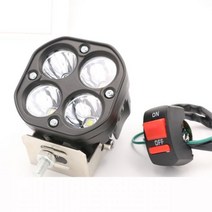 오토바이 방향 헤드 라이트 LED 조명 스포트라이트 안개 Led 작업등 12V/24V 자동차 노란색 램프 44 오프로드 트랙터 운전 흰색 사각형, GL028 1 pc