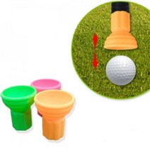 서서 골프공줍기 골프채 그립 꽂이 볼픽업기 볼집게, 화이트