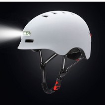 전동킥보드 성인 전기 킥보드 전기스쿠터 2022 자전거 사이클링 헬멧 스마트 테일 라이트 MTB 도로 스쿠터 스포츠 도시 남성 여성 운동 아웃도어 액티비티 안전한 내구성, [01] S 4853cm, [07] White