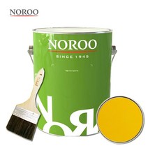 노루페인트 슈퍼에나멜 플러스 유성 에나멜 페인트 1L, 유광노란색, 1000ml, 1개
