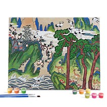 [천삼백케이] [아이러브페인팅] 아이러브페인팅 DIY캔버스형 그림그리기 40x50cm 십장생도1, 단품