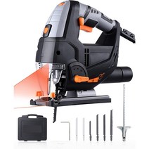 원형톱 원형 전기톱 절단공구 안전 무선 톱날 전기 퍼즐 가변 속도 지그 톱 나무 금속, 유럽 ​​연합