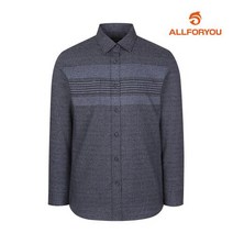 올포유 올포유 22FW 남성 원포인트 스트라이프 셔츠 AGBSL8231-915_G