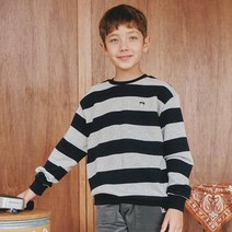 [포인터웍스JD]남아 여아 선염 맨투맨 티셔츠 선물(ISF32TM07G_BK)초등 헤지스키즈